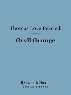 cover image of Gryll Grange (Barnes & Noble Digital Library)